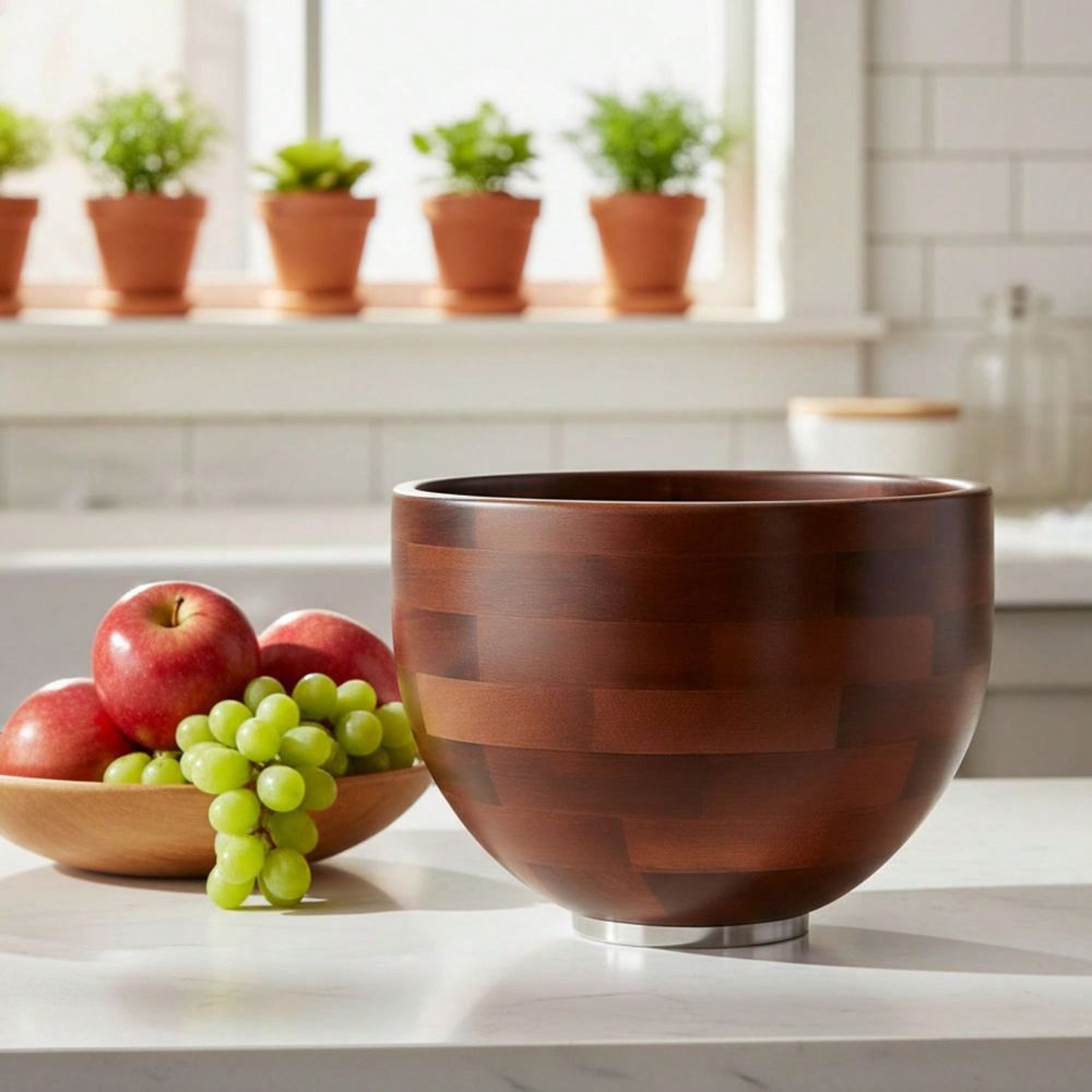 Stand Mixer Bowl - Mixing Bowl For Stand Mixer, Acacia