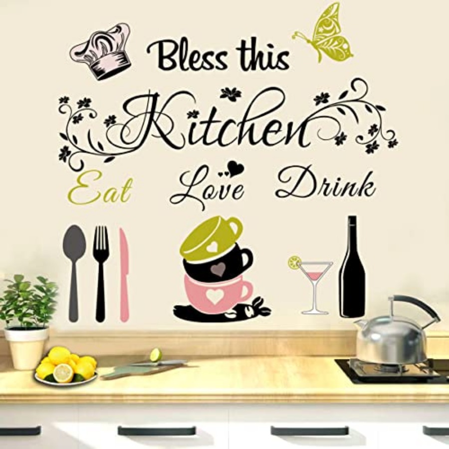 Kitchen Baking Quotes - Kitchen Wall Decor Quotes Positive Word