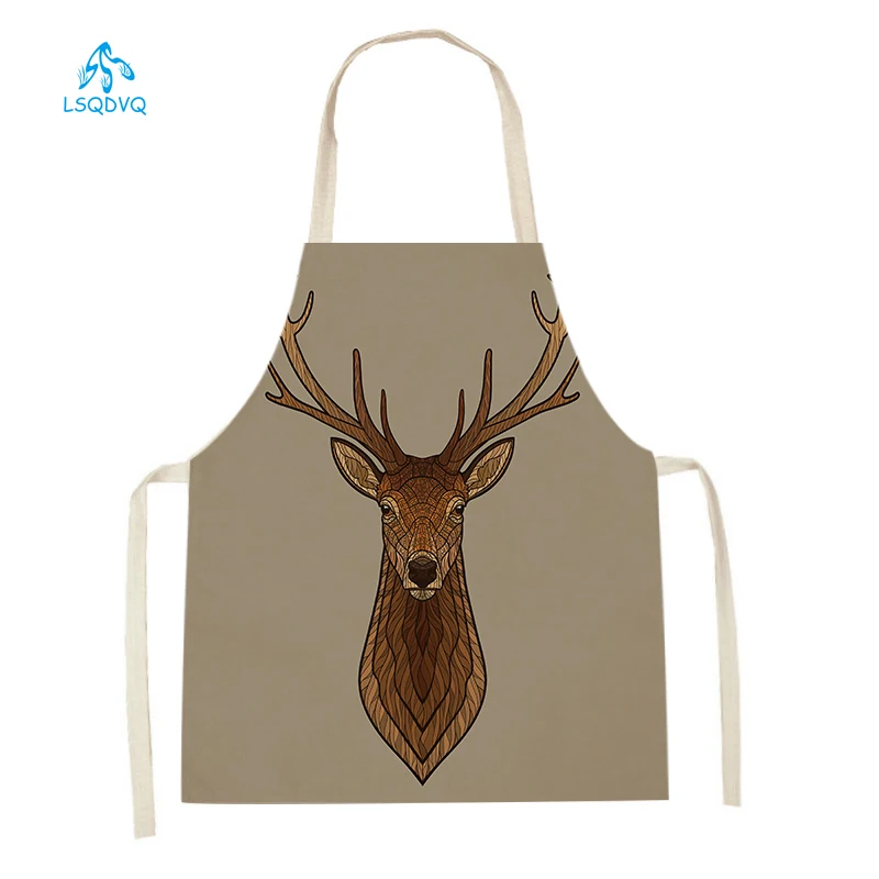Baking Kitchen For Kids - Cartoon Animal Deer Geometry Printed Kitchen