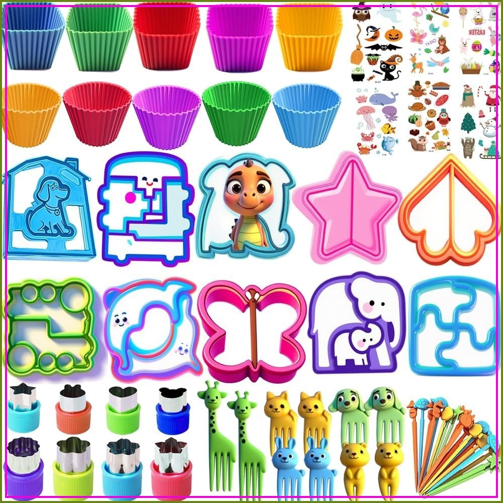 Cookie Cutter Set - Fun Sandwich Cutters Set - Shapes