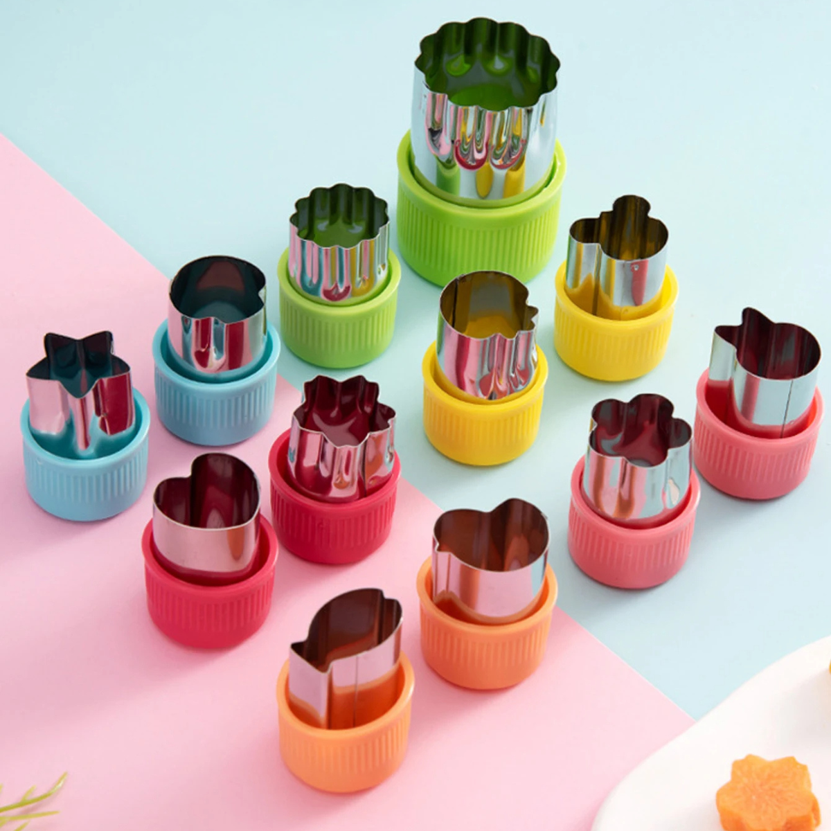 Cookie Cutter Set - Colorful Cookie Cutter Set, 12pcs Shape
