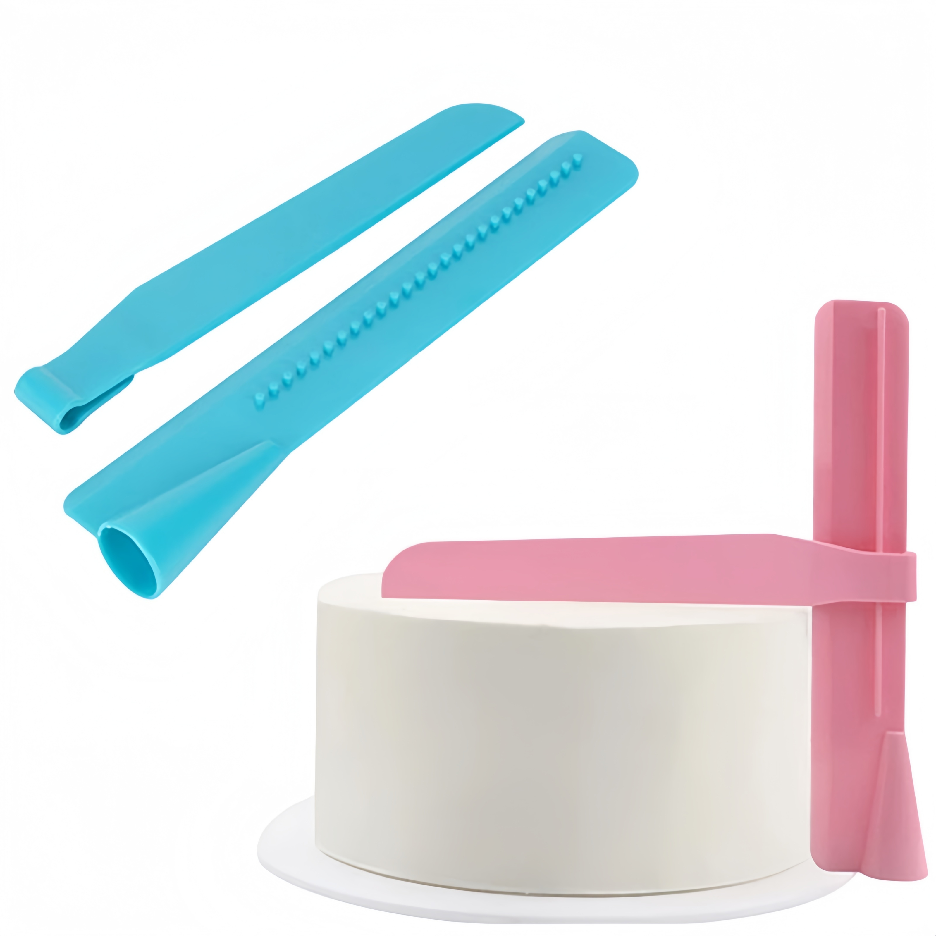 Fondant Smoother Set - Cake Scraper Smoother Adjustable Fondant Spatulas