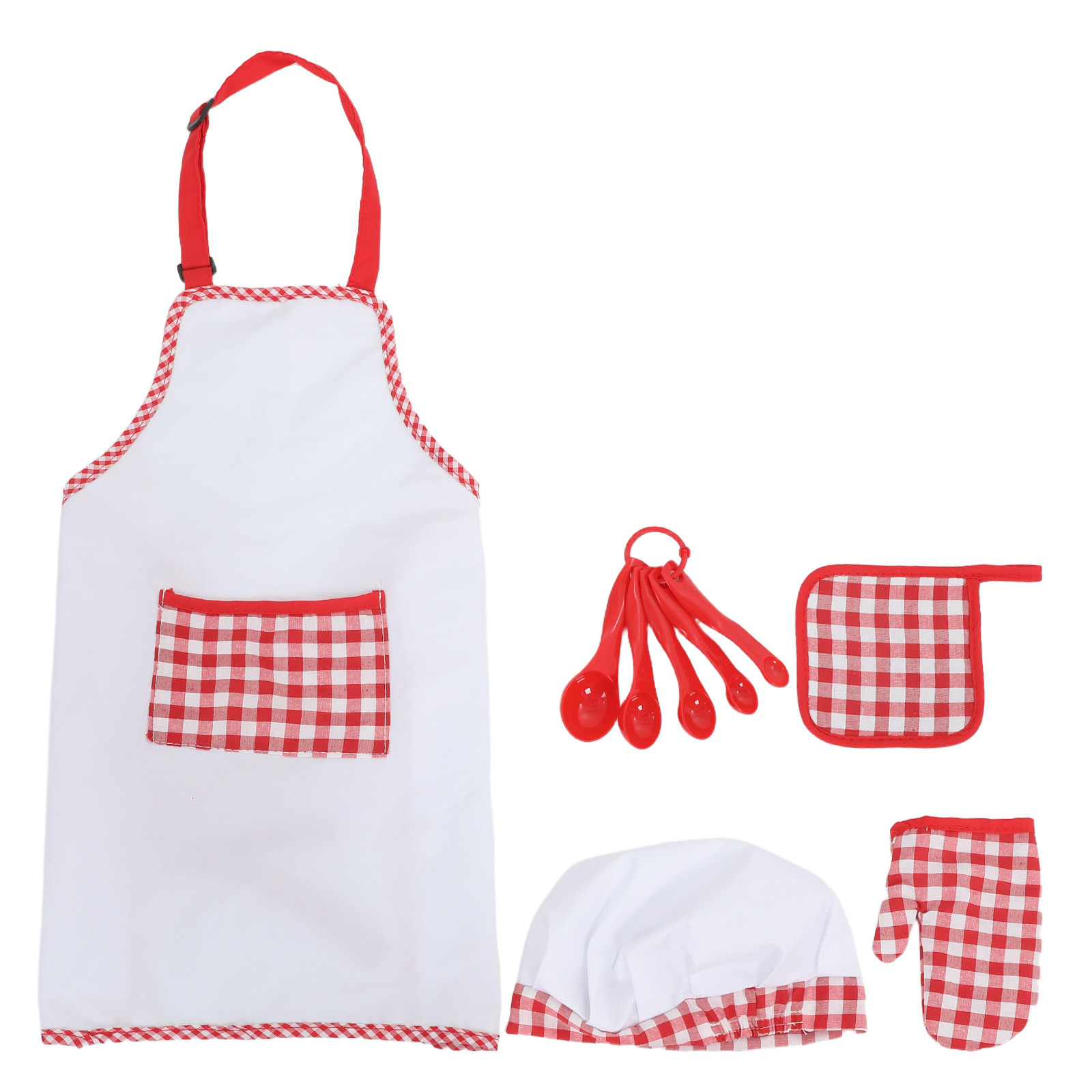 Kitchen Kids Baking Set - 1Set Kids Cooking Apron Set with