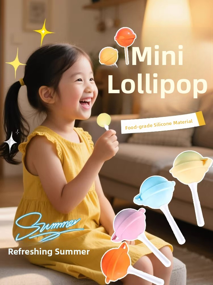 Baking Kitchen For Kids - Food Grade Silicone Ice Cream Lollipops