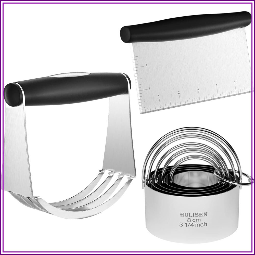 Cookie Cutter Set - 3-in-1 Pastry Cutter Set: Cookie Cutters,