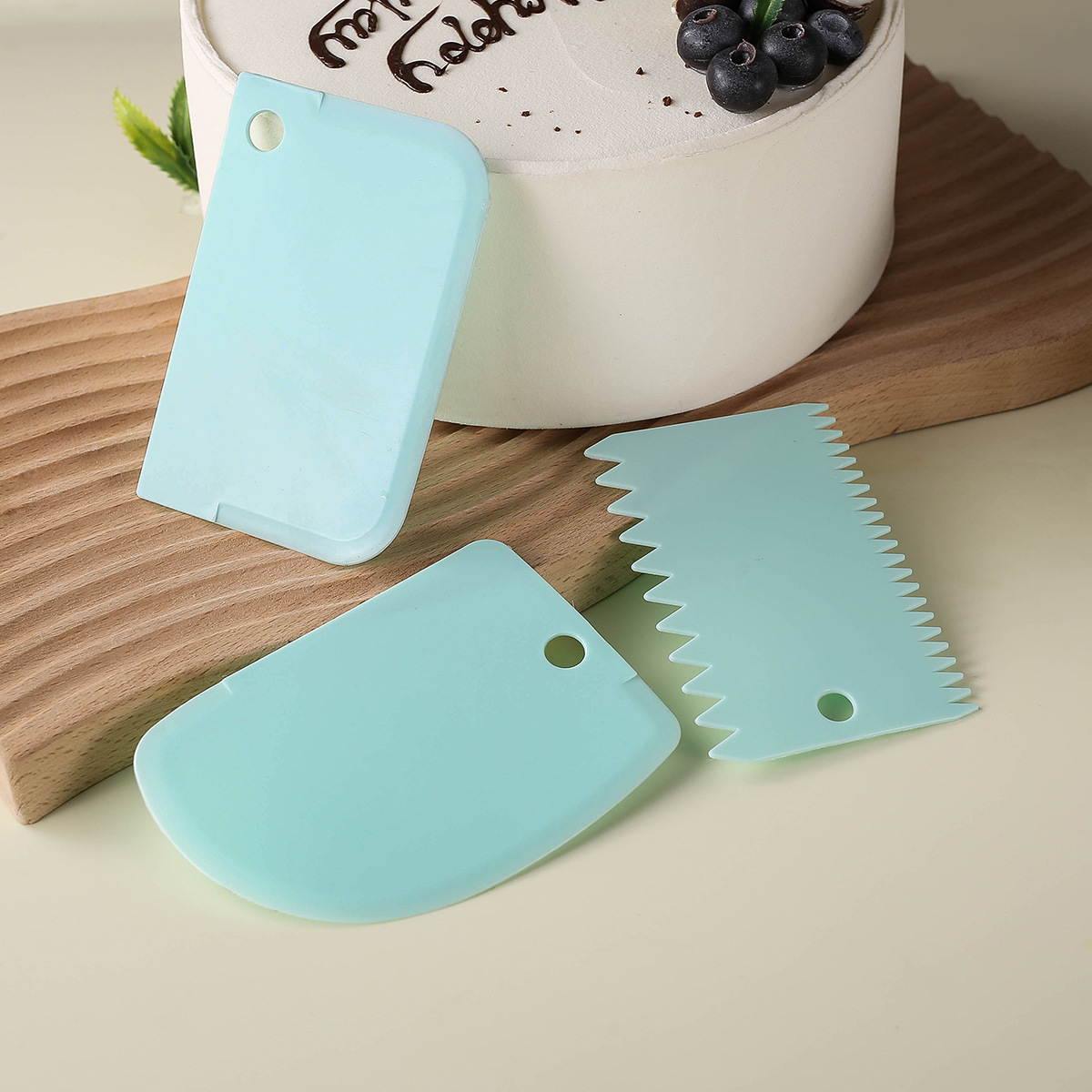 3Pcs PP Plastic Cake Scraper S - Fondant Smoother Set recensie en prijs