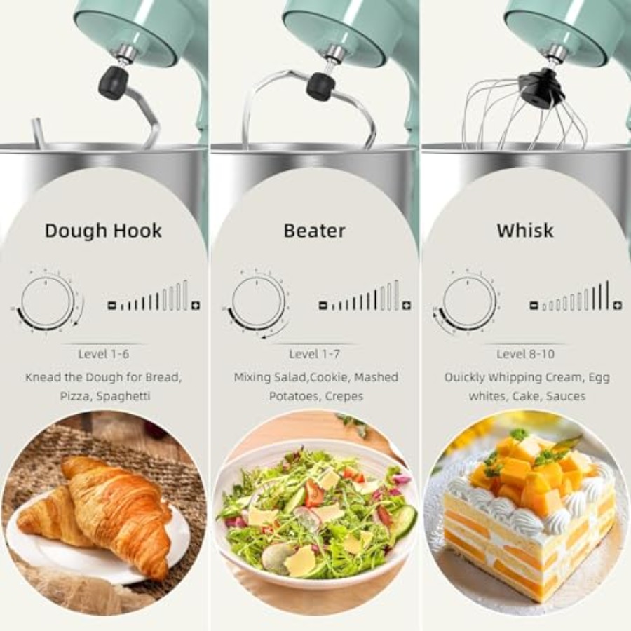 Electric Stand Mixer 10 Speeds - Stand Mixer Bowl recensie en prijs
