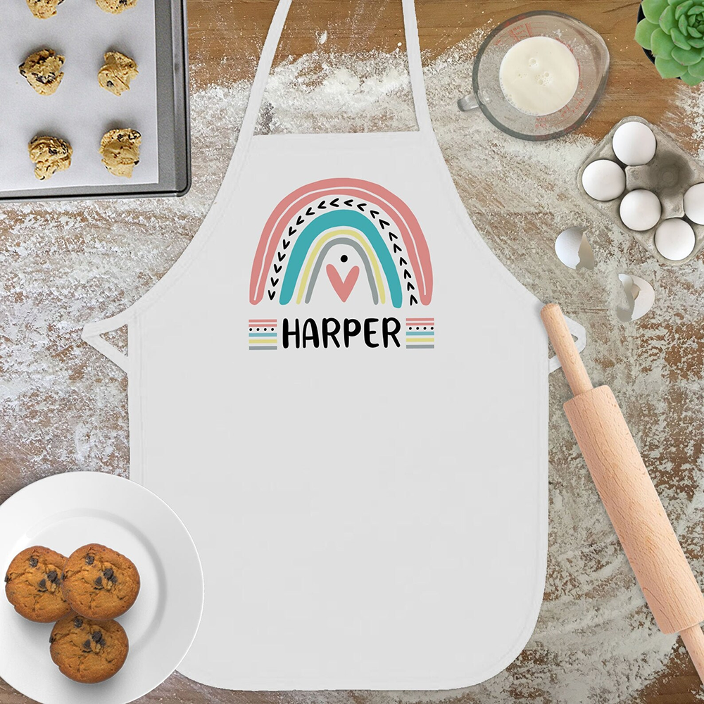 Personalized Rainbow Apron for - Baking Kitchen For Kids recensie en prijs