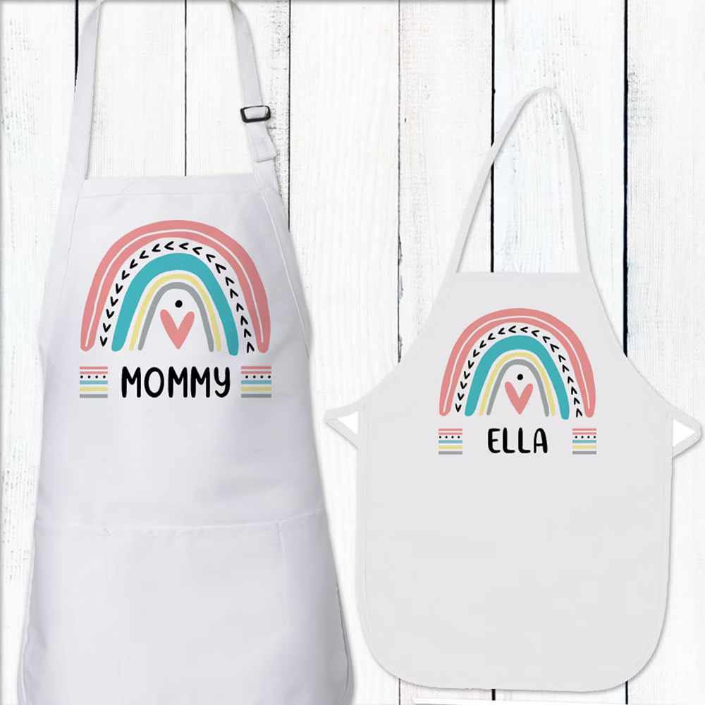 Personalized Rainbow Apron for - Baking Kitchen For Kids recensie en prijs
