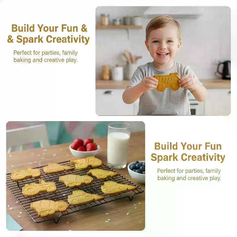 3D Car Plane Vehicle Cookie Cu - Kitchen Kids Baking Set recensie en prijs