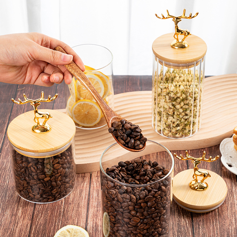 Nordic Golden Elk Storage Jar  - Kitchen Bank recensie en prijs