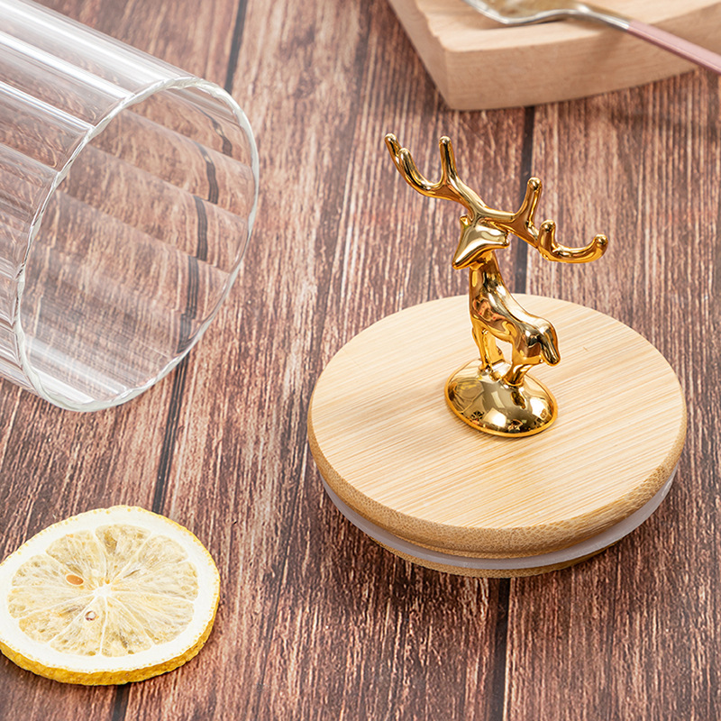 Nordic Golden Elk Storage Jar  - Kitchen Bank recensie en prijs