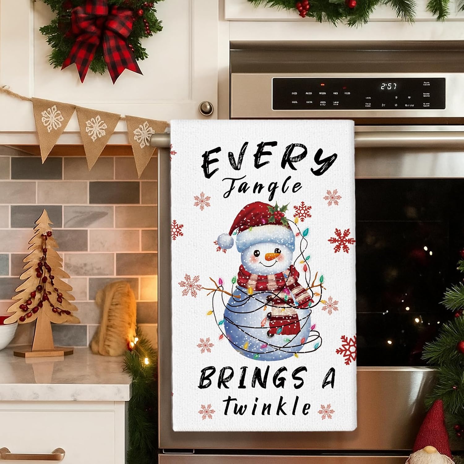 2Pcs, Christmas Snowman Funny  - Kitchen Baking Quotes recensie en prijs