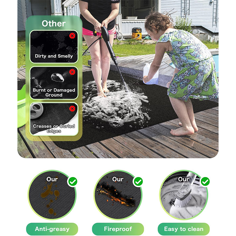 LMETJMA Under Grill Mat Heat R - Super Kitchen Baking Mat recensie en prijs