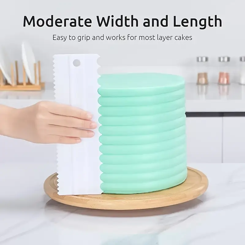 4Pcs Cake Scraper Set - Icing  - Fondant Smoother Set recensie en prijs