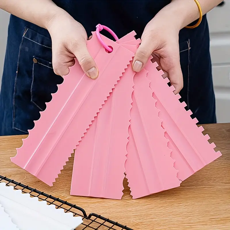 4Pcs Cake Scraper Set - Icing  - Fondant Smoother Set recensie en prijs