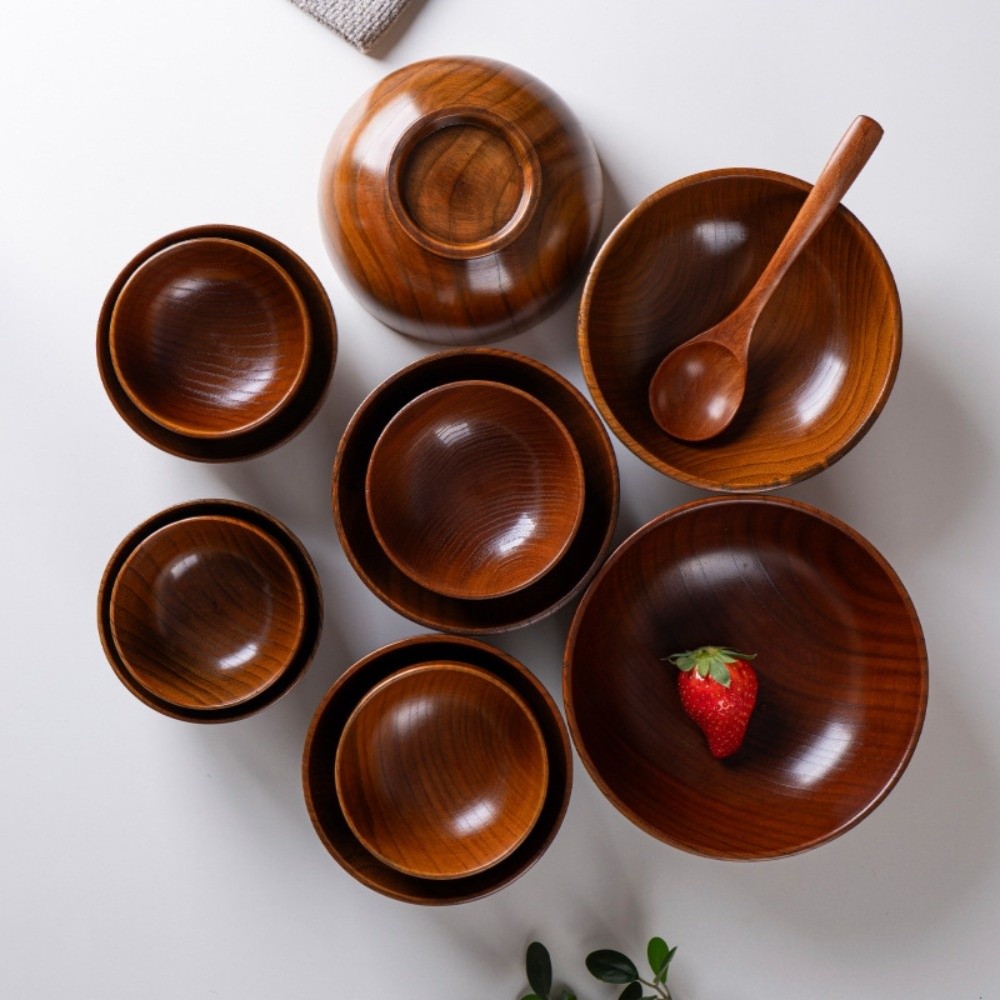 New Japanese Style Wooden Bowl - Stand Mixer Bowl recensie en prijs