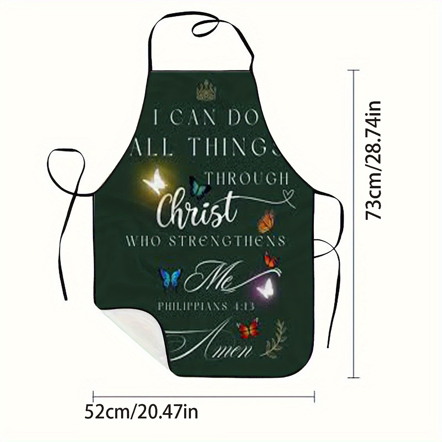 1pc Christian Apron with Phili - Kitchen Baking Quotes recensie en prijs