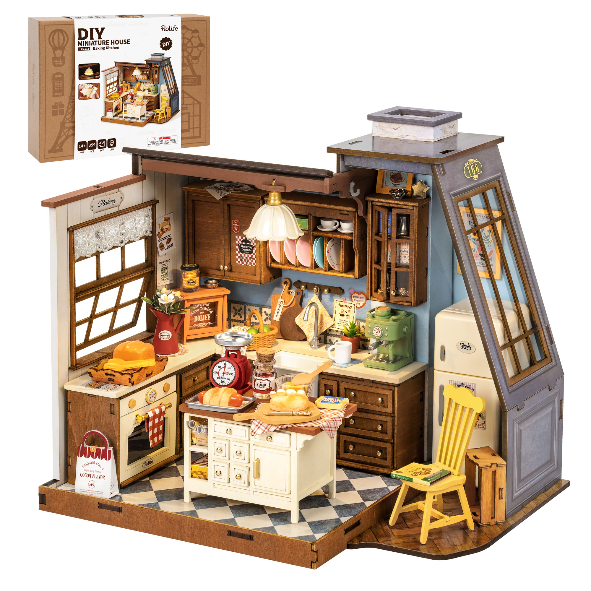 Rolife DIY Miniature House Kit - Baking Kitchen Rolife recensie en prijs