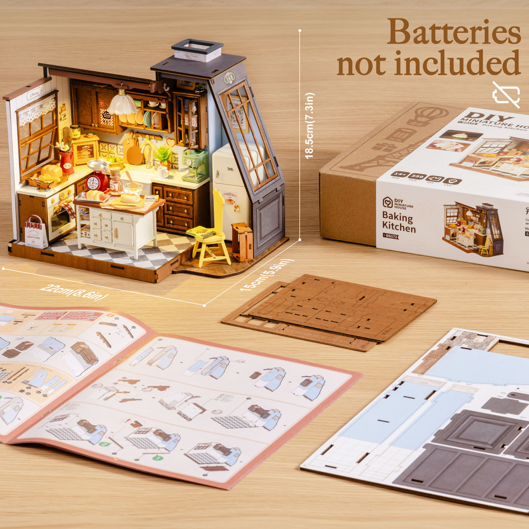 Rolife DIY Miniature House Kit - Baking Kitchen Rolife recensie en prijs