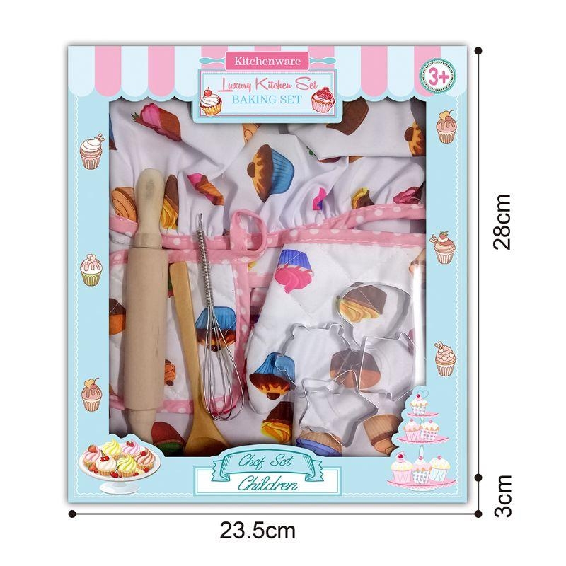 Q0KB Kids Cooking Apron Gloves - Kitchen Kids Baking Set recensie en prijs