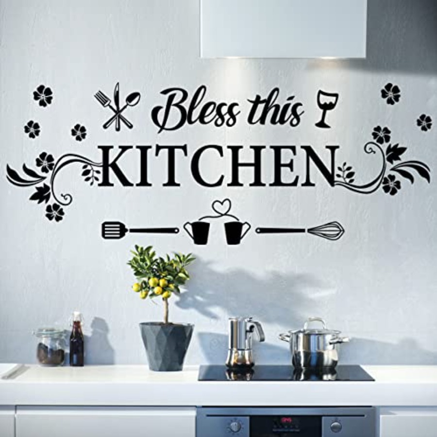 Kitchen Quotes Wall Decor Stic - Kitchen Baking Quotes recensie en prijs