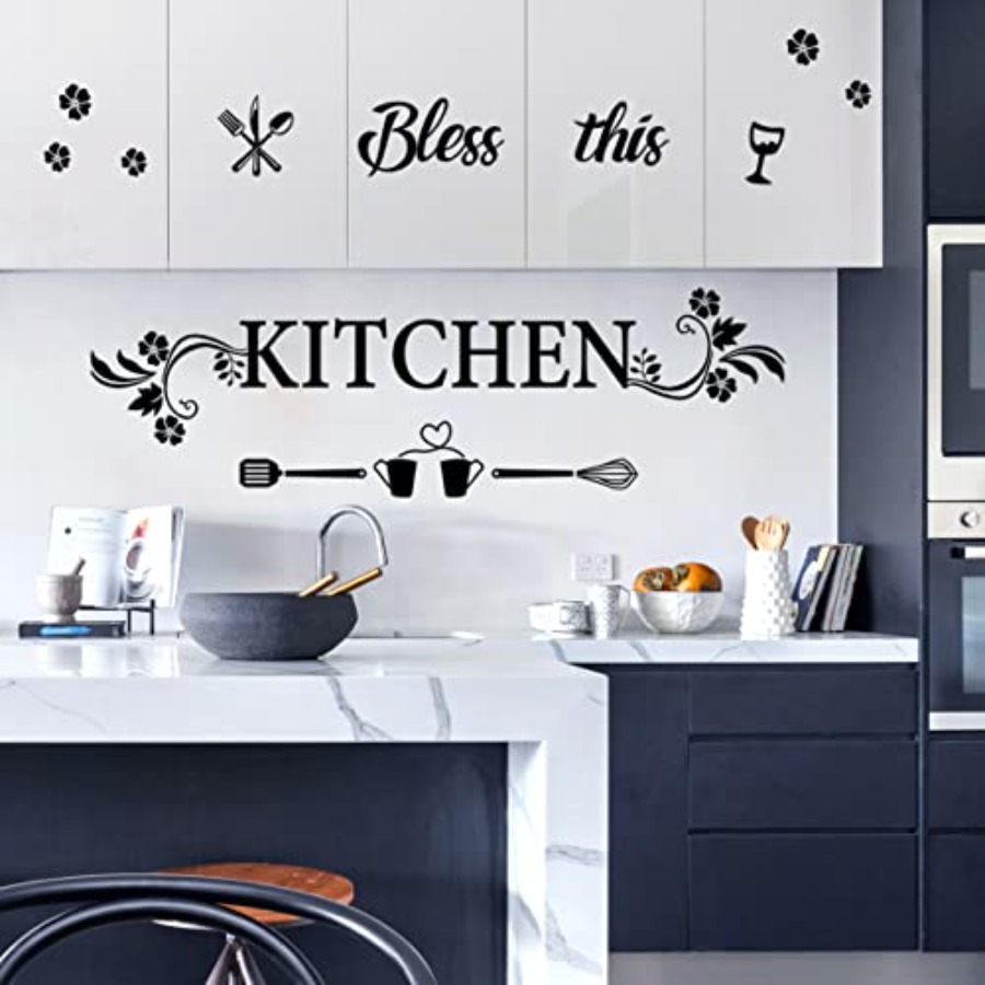 Kitchen Quotes Wall Decor Stic - Kitchen Baking Quotes recensie en prijs