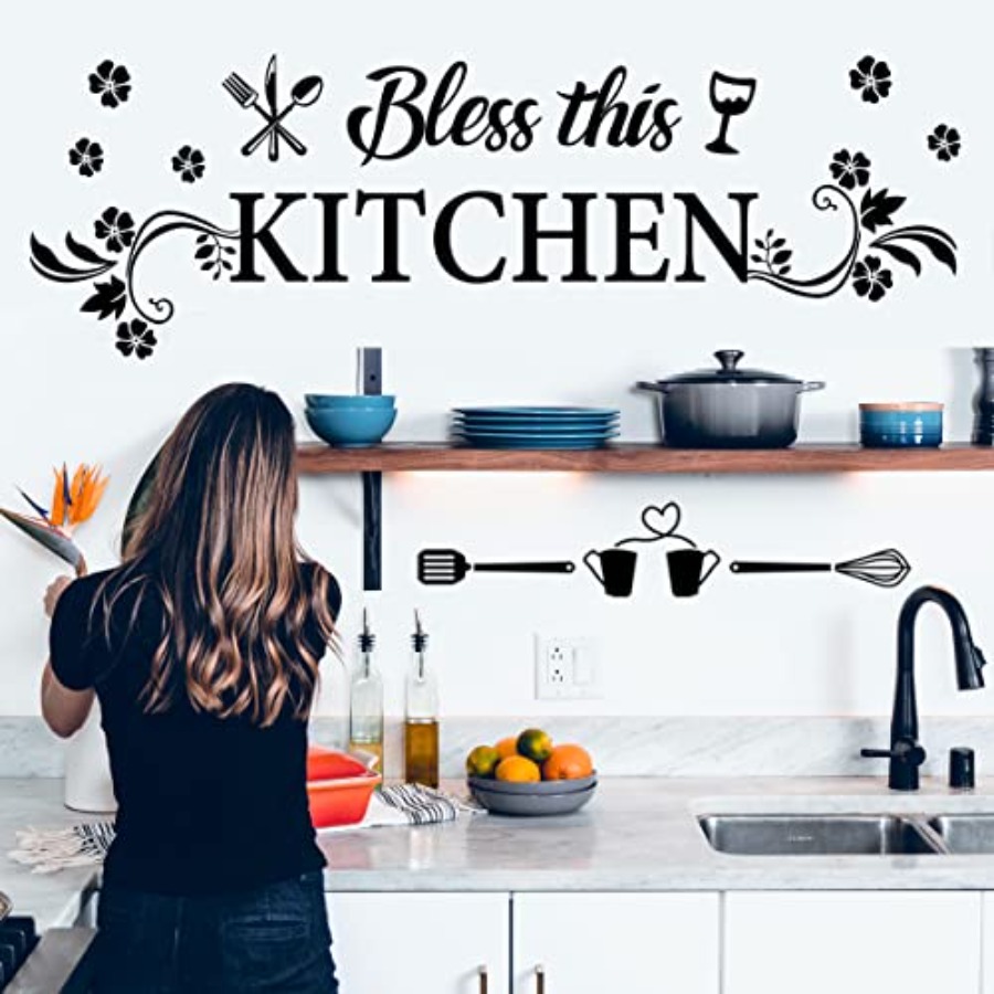 Kitchen Quotes Wall Decor Stic - Kitchen Baking Quotes recensie en prijs