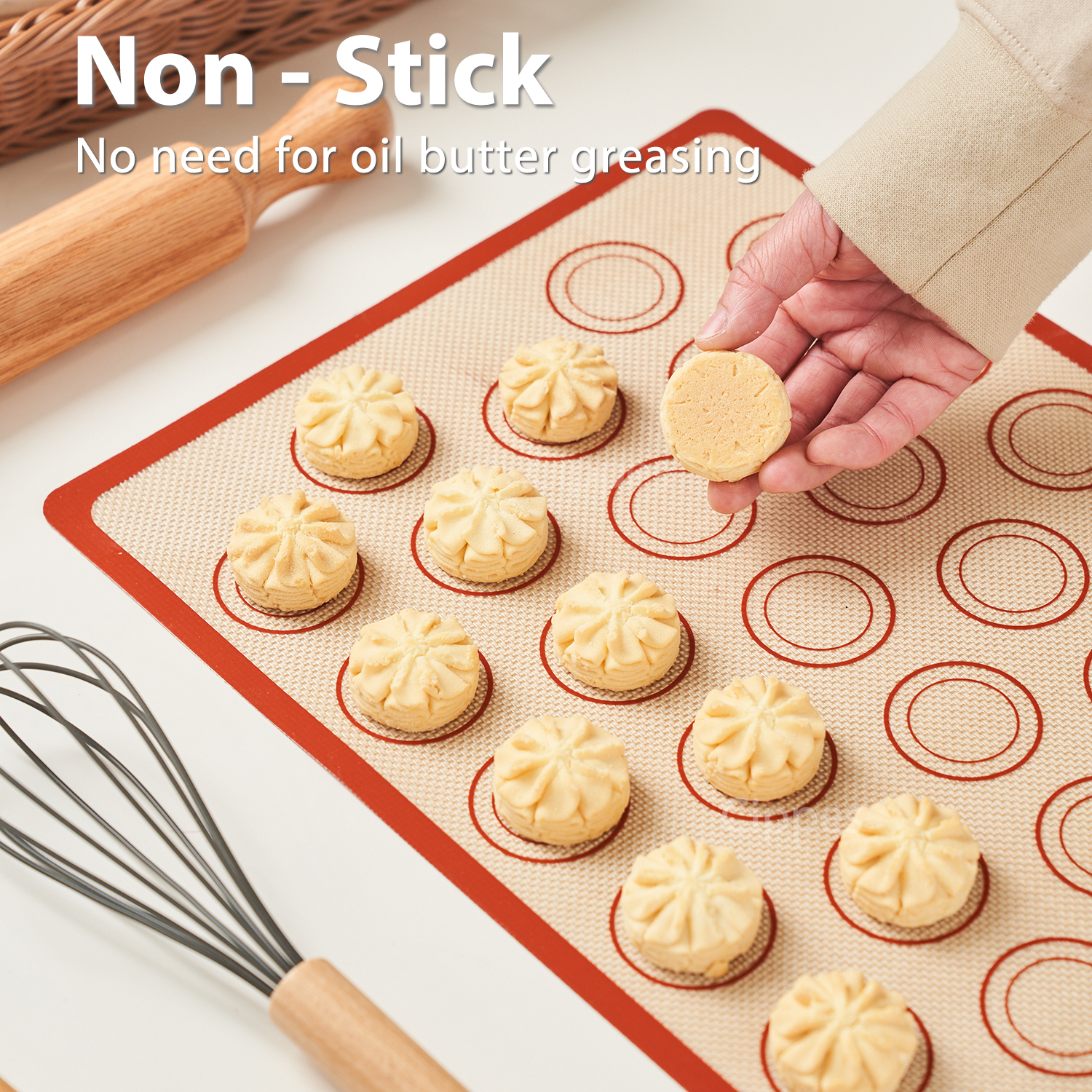1PC Silicone Baking Mat for Ov - Super Kitchen Baking Mat recensie en prijs