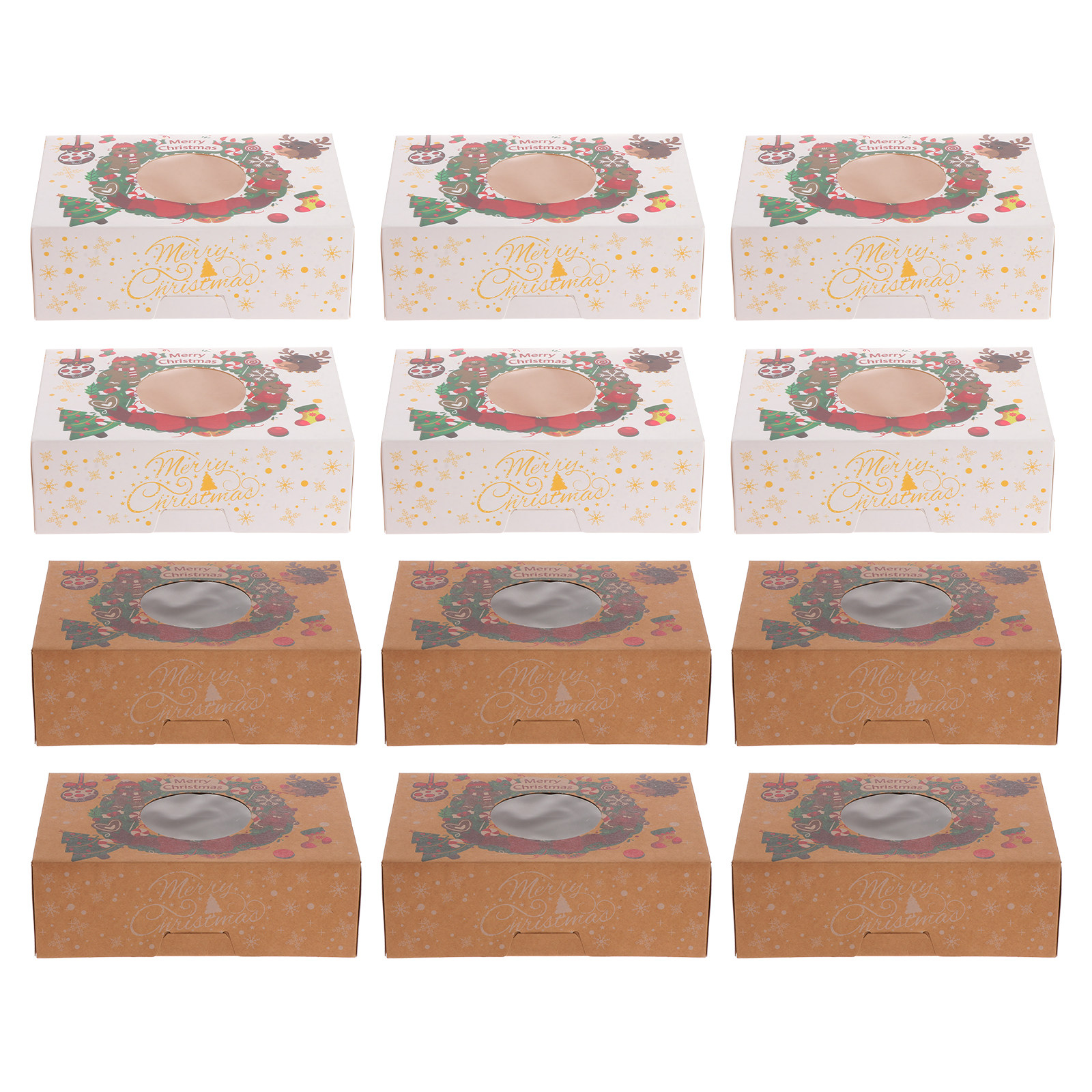 12pcs Dessert Packaging Boxes  - Kitchen Baking Containers recensie en prijs