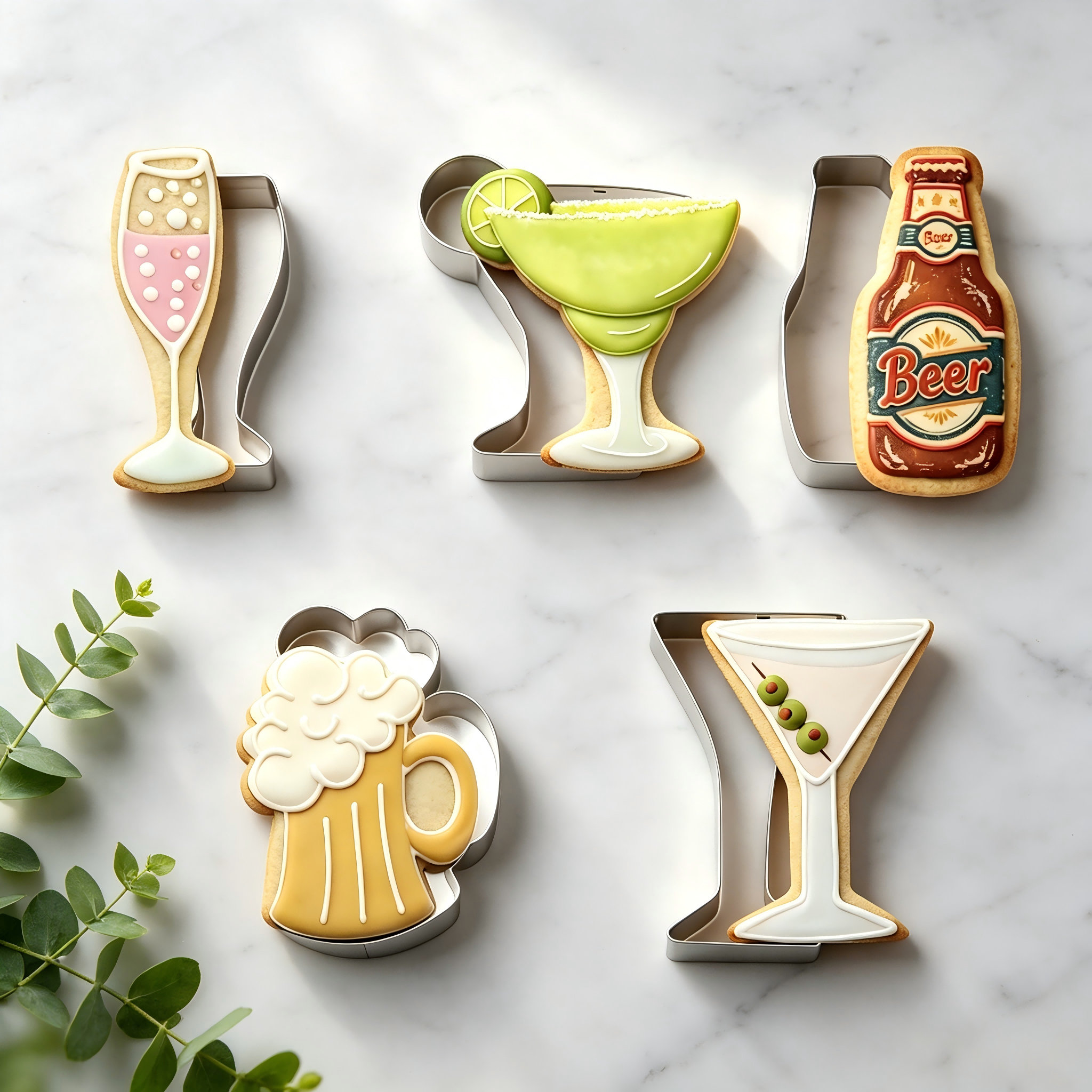 Cookie Cutter Set, 5PCS Cockta - Cookie Cutter Set recensie en prijs