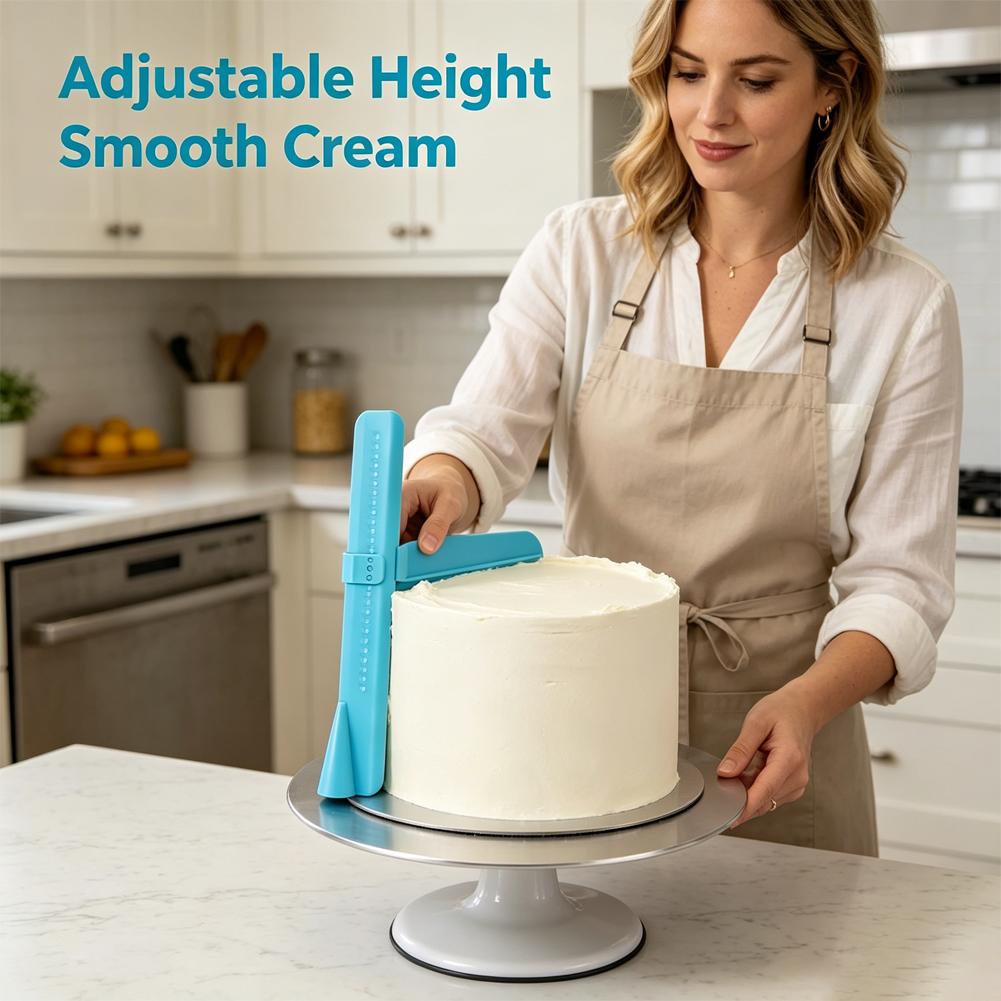 Cream Cake Smoother with Adjus - Fondant Smoother Set recensie en prijs
