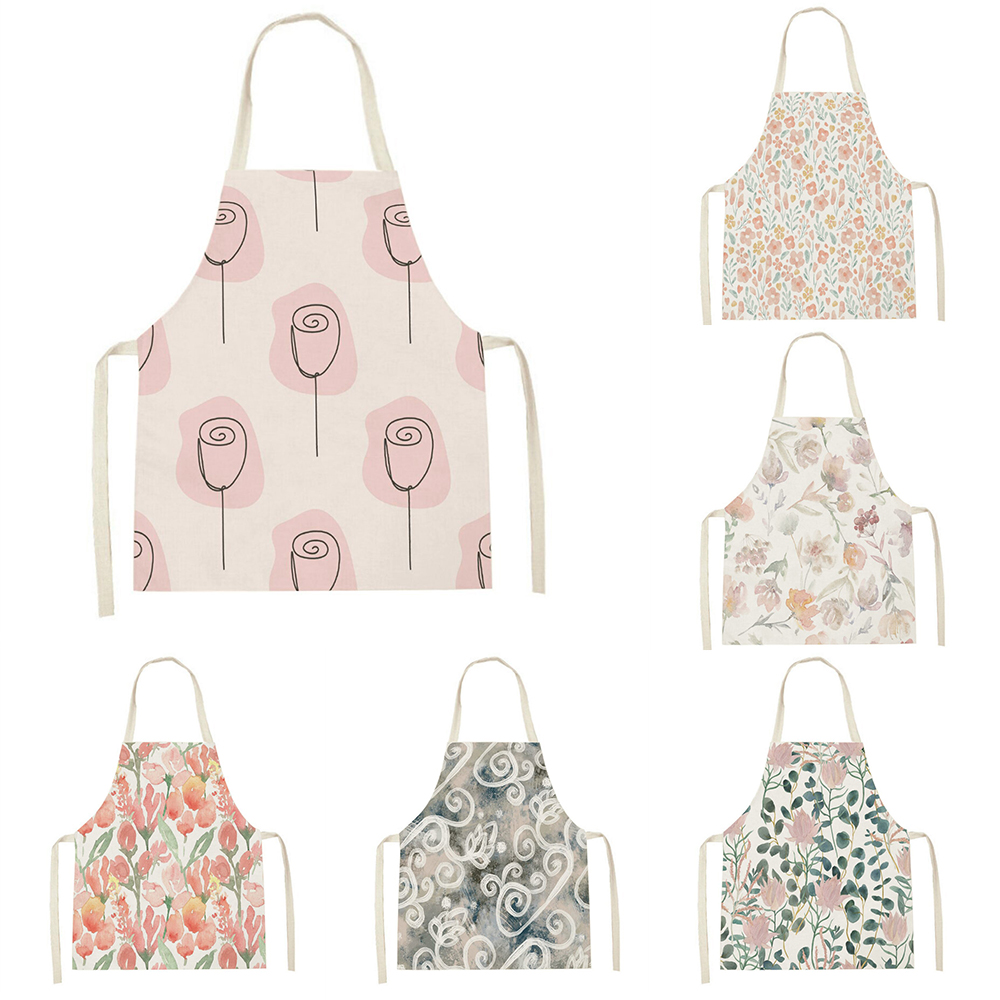 Pink tulip kitchen apron Clean - Baking Kitchen For Kids recensie en prijs
