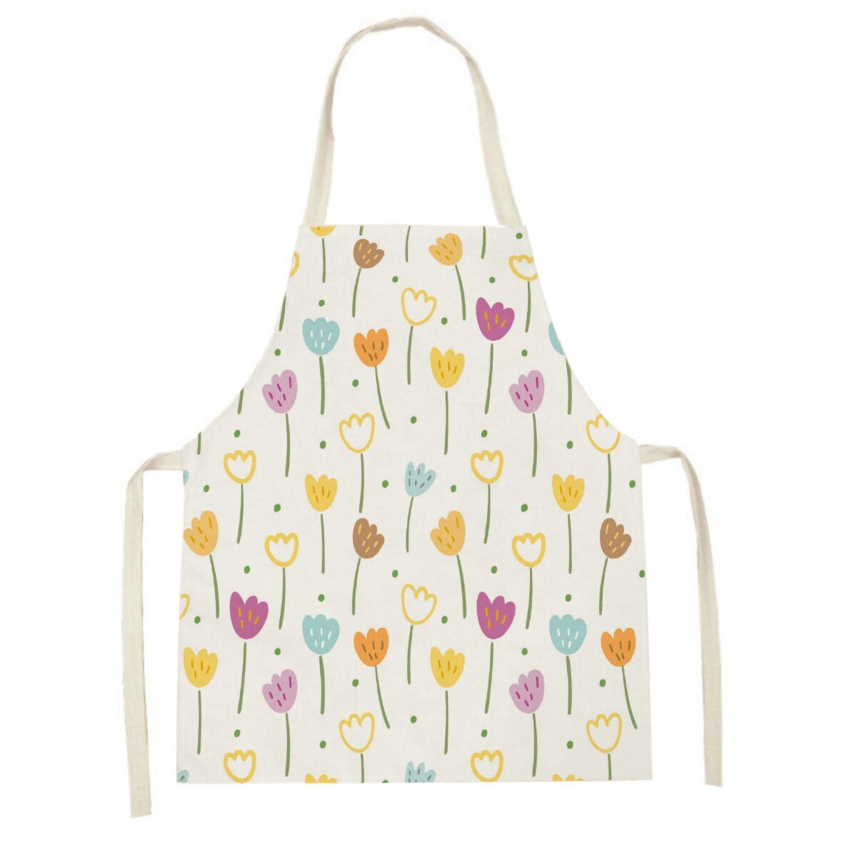 Pink tulip kitchen apron Clean - Baking Kitchen For Kids recensie en prijs