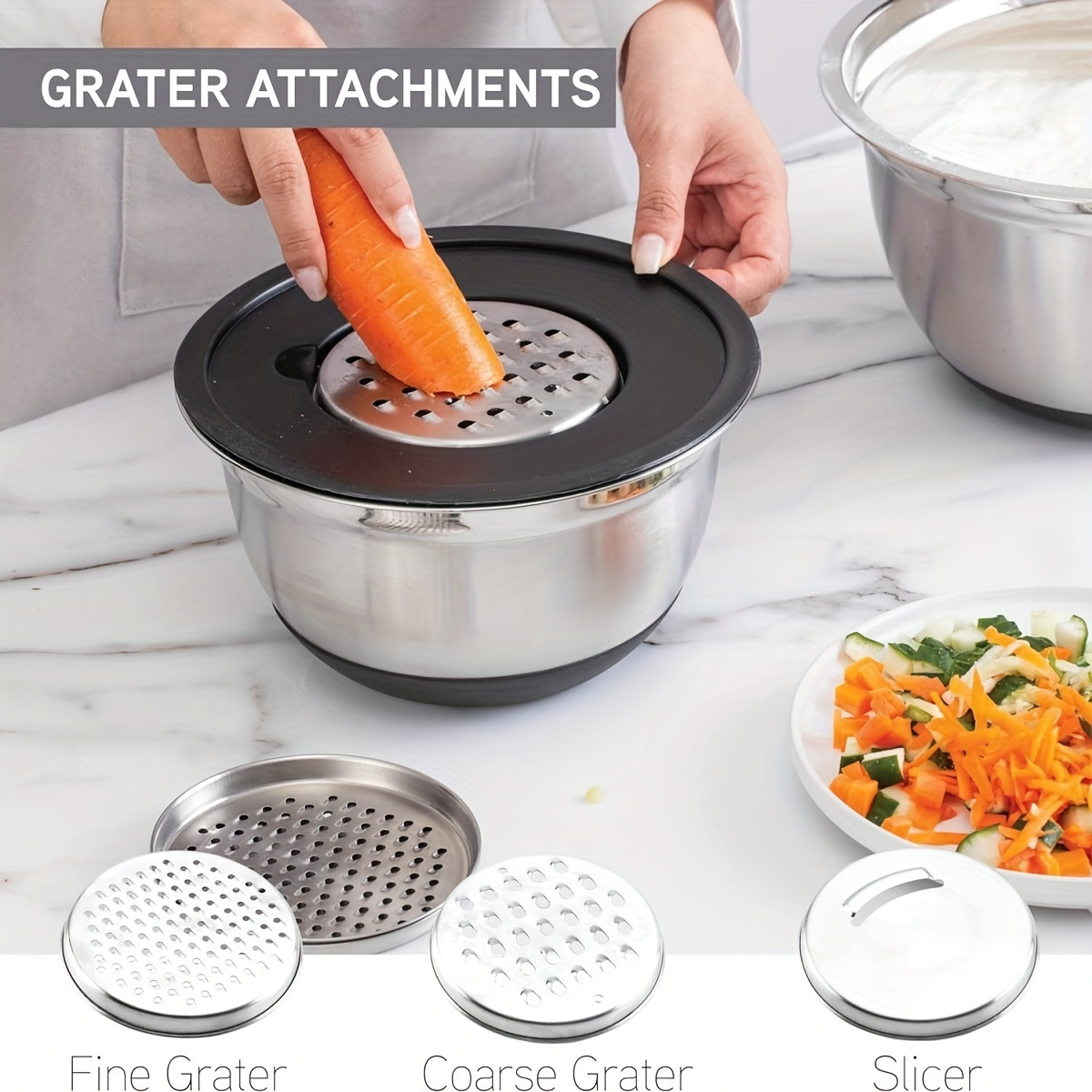 8pcs Mixing Bowls with Airtigh - Stand Mixer Bowl recensie en prijs