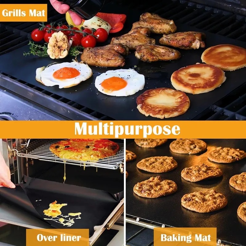 5 pcs Teflon Grilling Mat Non  - Super Kitchen Baking Mat recensie en prijs