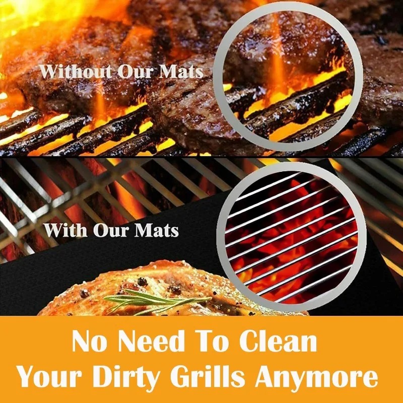 5 pcs Teflon Grilling Mat Non  - Super Kitchen Baking Mat recensie en prijs