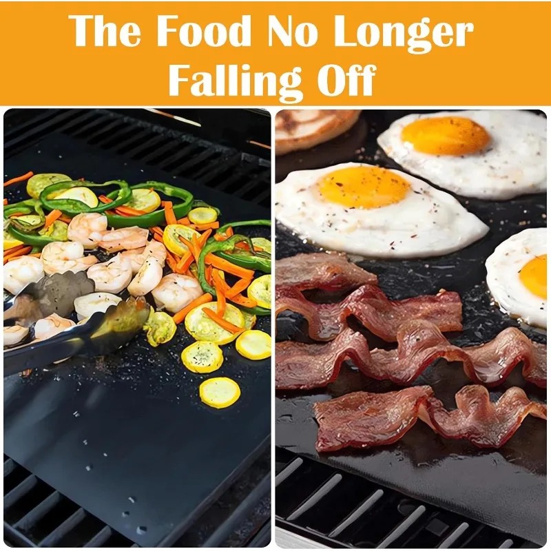 5 pcs Teflon Grilling Mat Non  - Super Kitchen Baking Mat recensie en prijs