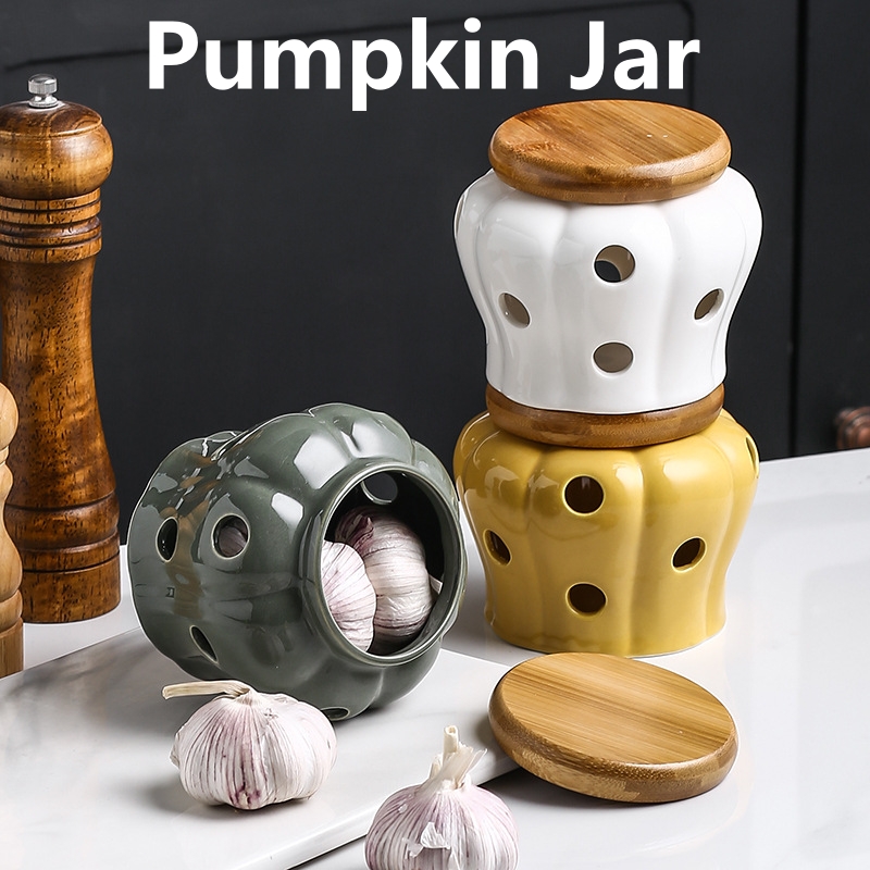 Pumpkin Jar with Lid Hollow Ou - Kitchen Bank recensie en prijs