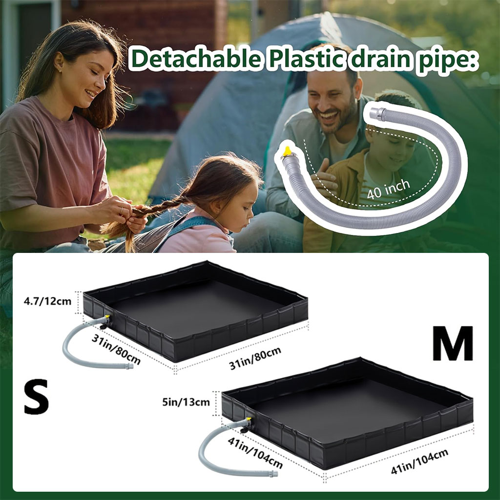 Portable Foldable Shower Pan w - Stand Mixer Bowl recensie en prijs
