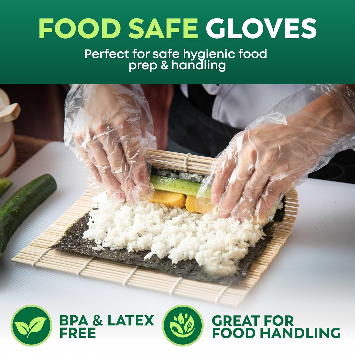 600 Pack Disposable Food Prep  - Baking Powder Kitchen recensie en prijs