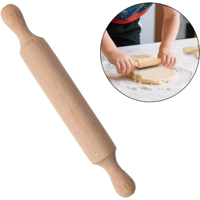 Wooden Mini Rolling Pin for Ki - Baking Kitchen For Kids recensie en prijs