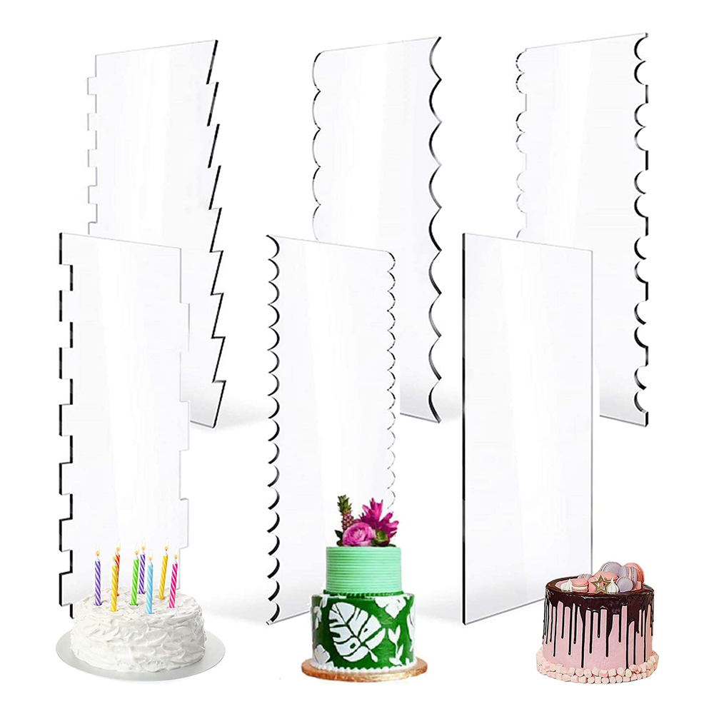 4/6 Pcs Acrylic Cake Decoratin - Fondant Smoother Set recensie en prijs