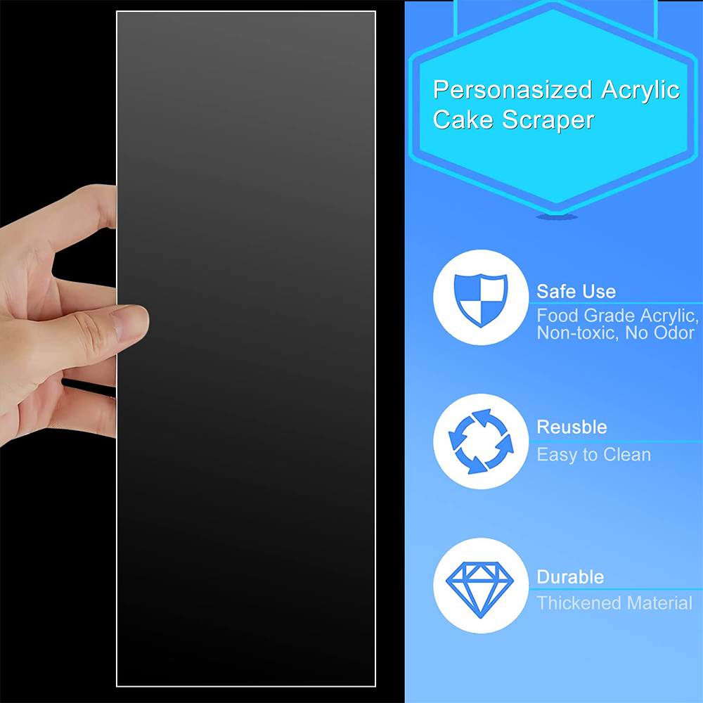 4/6 Pcs Acrylic Cake Decoratin - Fondant Smoother Set recensie en prijs