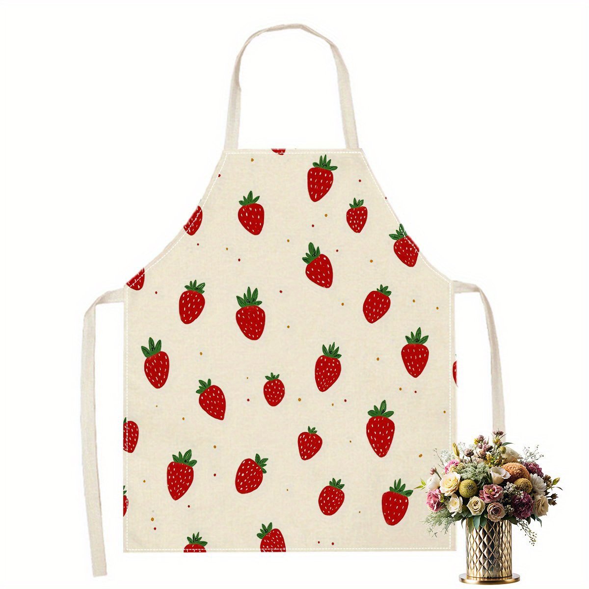 1pc Strawberry Apron Fruit Pat - Baking Kitchen For Kids recensie en prijs