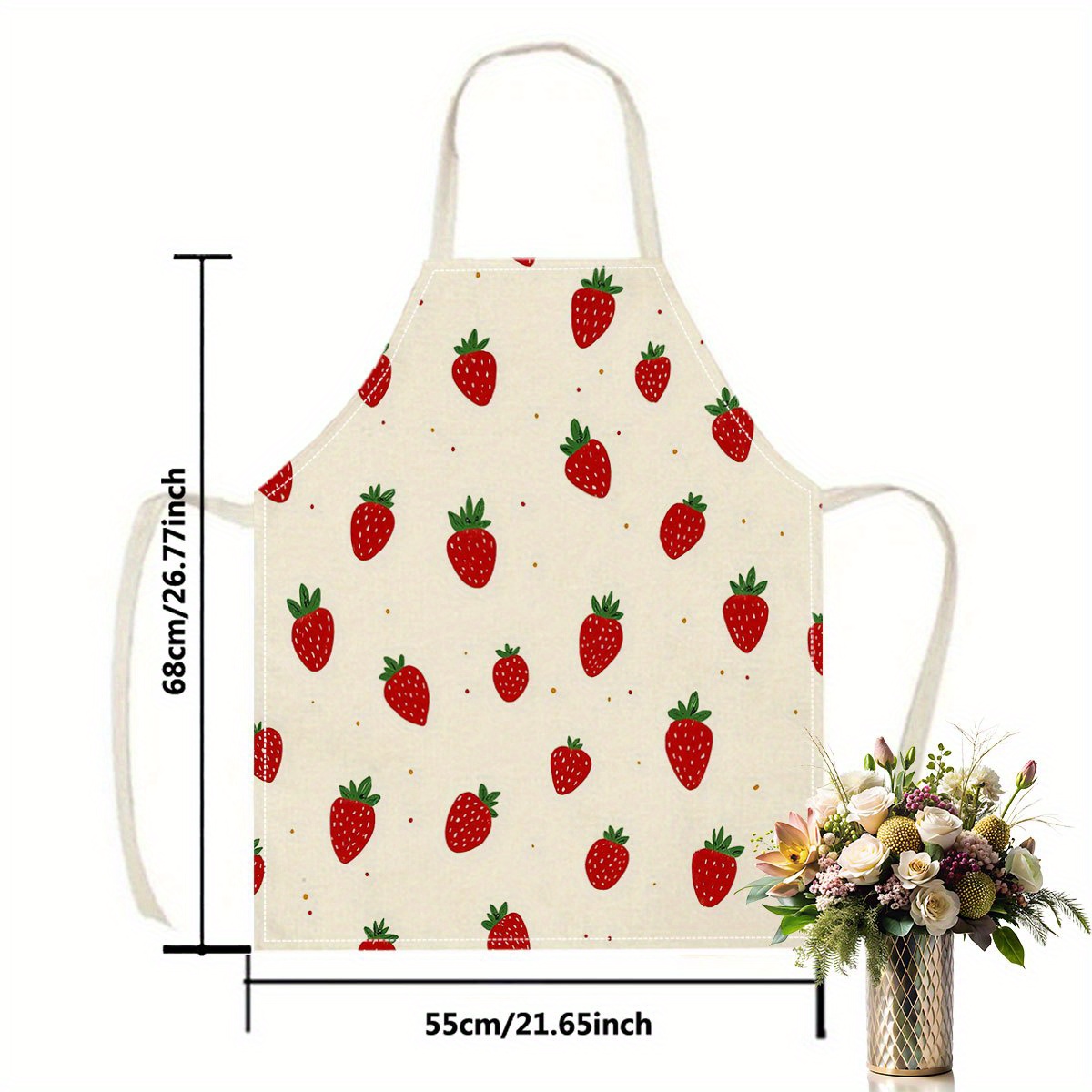 1pc Strawberry Apron Fruit Pat - Baking Kitchen For Kids recensie en prijs