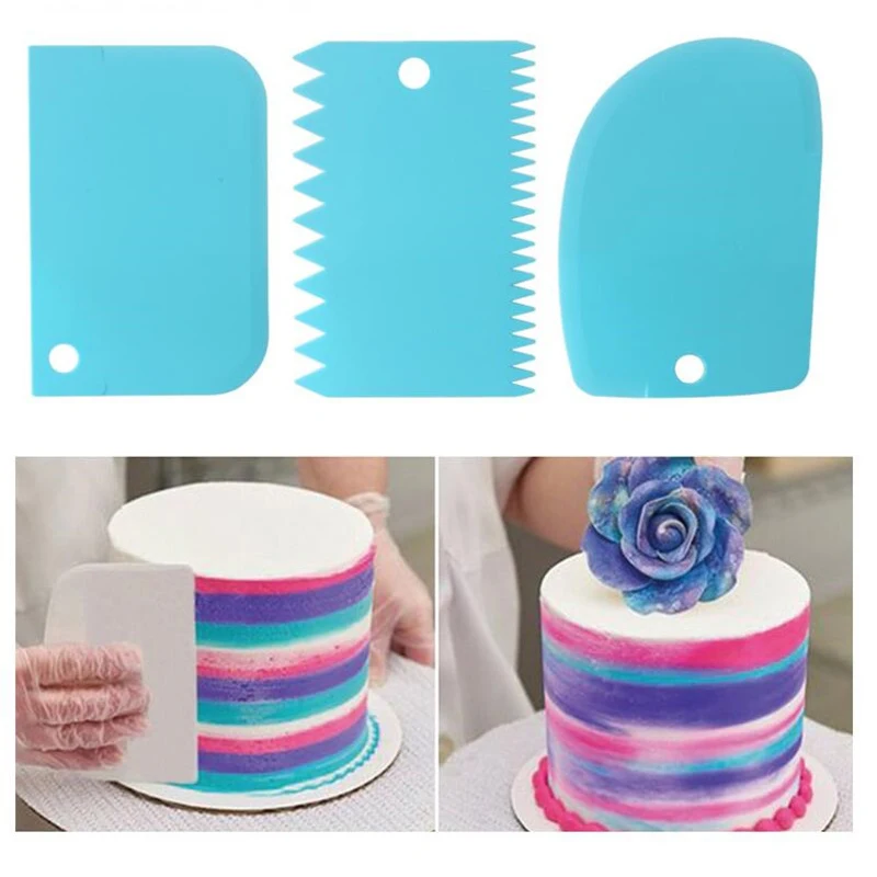 3PCS/Lot Cream Scraper Smoothe - Fondant Smoother Set recensie en prijs