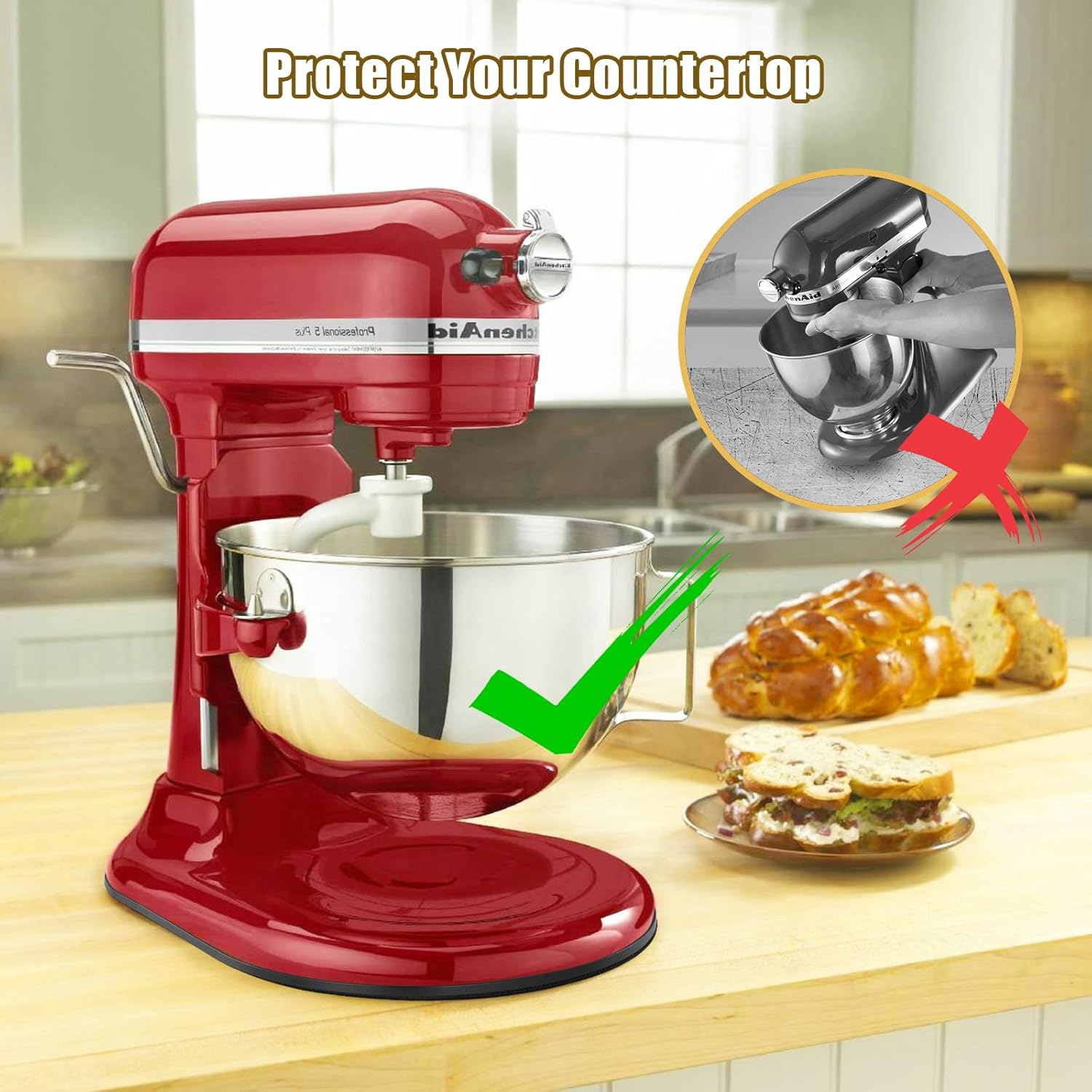 Sliding Mat for Kitchenaid Mix - Stand Mixer Bowl recensie en prijs