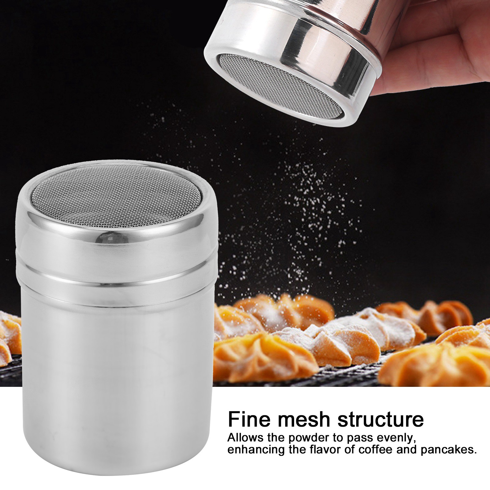 Fine Mesh Powder Shaker Stainl - Baking Powder Kitchen recensie en prijs