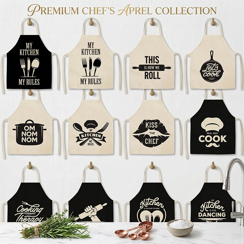 Funny Quote Letter Print Apron - Kitchen Baking Quotes recensie en prijs